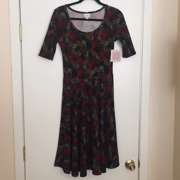 S LuLaRoe Nicole Dress D01 553 - Picture 1 of 4